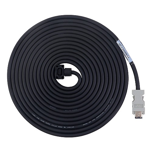 5m(196.85") Encoder Cable with Connector for A6 Series 17-bit Servo Motor - AS7-C-ENC075-5.0 | StepperOnline