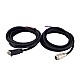 2.7m(106) AWG20 Motor and Encoder Extension Cable Kit for Nema 23 and 24 Closed Loop Stepper Motors - CE3-M3-20 | StepperOnline AU