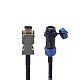 3m(118.11) Encoder Extension Cable with IP65 Aviation Connector for T6 Series 17-bit Servo Motor - CEST3M | StepperOnline AU