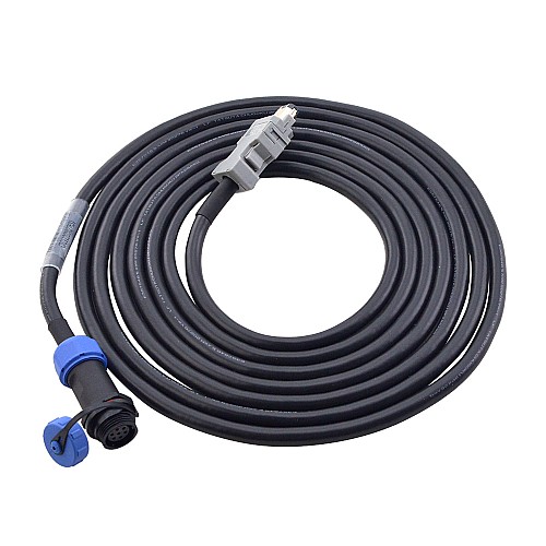 3m(118.11) Encoder Extension Cable with IP65 Aviation Connector for T6 Series 17-bit Servo Motor - CEST3M | StepperOnline AU