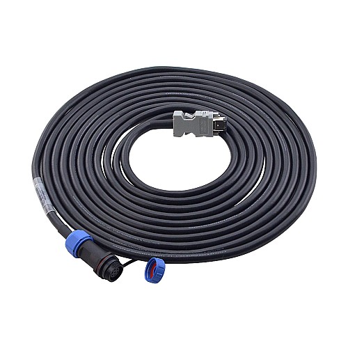 5m(196.85) Encoder Extension Cable with IP65 Aviation Connector for T6 Series 17-bit Servo Motor - CEST5M | StepperOnline AU