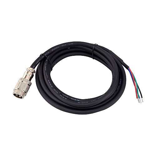 2.7m(106) AWG20 Motor Extension Cable with GX16 Aviation Connector for Nema 23 and 24 Closed Loop Stepper Motors - CM3M-20 | StepperOnline AU