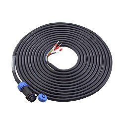 5m(196.85") 4-PIN Motor Extension Cable with IP65 Aviation Connector for T6 Series 17-bit Servo Motor