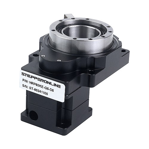 Hollow Rotary Actuator Platform 5.20Nm(736.38oz.in) Gear Ratio 5:1 for Nema 17 Stepper Motor - HRP60KE-G5-D5 | StepperOnline