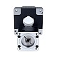 Hollow Rotary Actuator Platform 10.00Nm(1416.12oz.in) Gear Ratio 10:1 for Nema 23 Stepper Motor - HRP85KH-G10-D8 | StepperOnline