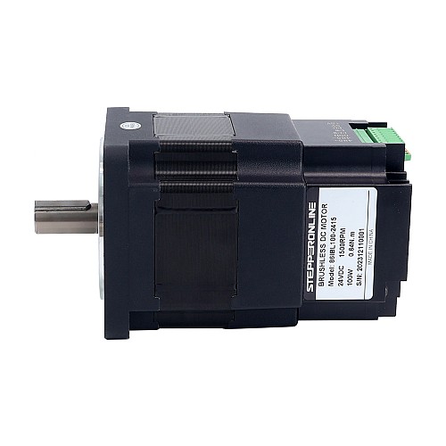 Nema 34 86x86x138mm Integrated Brushless DC Motor 100W 24V 1500RPM 0.64Nm 4.17A w/ Driver - 86IBL100-2415 | StepperOnline AU