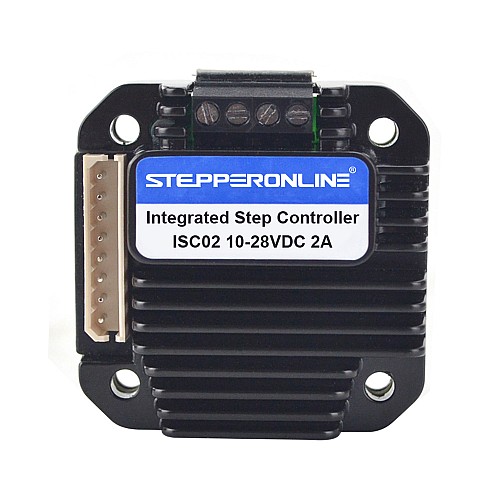 Integrated Stepper Motor Controller 0-2A 10-28VDC for NEMA 17 Stepper Motor - ISC02 | StepperOnline AU