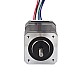 Nema 17 Integrated Stepper Motor 0.44Nm(62.31oz.in) w/Driver ISD02 10-30VDC - ISD02-04 | StepperOnline AU