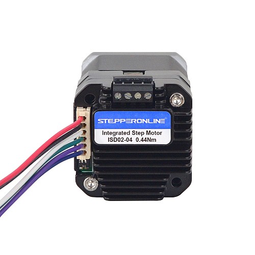 Nema 17 Integrated Stepper Motor 0.44Nm(62.31oz.in) w/Driver ISD02 10-30VDC - ISD02-04 | StepperOnline AU