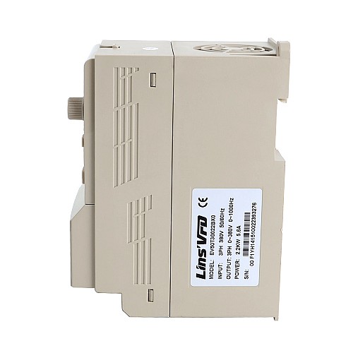 EV50 Series VFD 3HP 2.2KW 5.6A Three Phase 380V Variable Frequency Drive - EV50T30022BX0 | StepperOnline AU