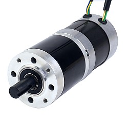 24V 101W Round Geared Brushless DC Motor 20.00Nm(2832.23oz.in) 100:1 Round Planetary Gearbox