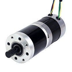 24V 101W Round Geared Brushless DC Motor 11.42Nm(1617.20oz.in) 51:1 Round Planetary Gearbox