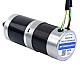 24V 101W Round Geared Brushless DC Motor 11.42Nm(1617.20oz.in) 51:1 Round Planetary Gearbox - 57BYA74-24-01-PG51 | StepperOnline