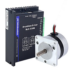 Brushless DC Motor & Driver Kit 25W 36V 4400RPM 0.055Nm(7.79oz.in)