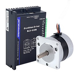 Brushless DC Motor & Driver Kit 46W 36V 4000RPM 0.11Nm(15.58oz.in)