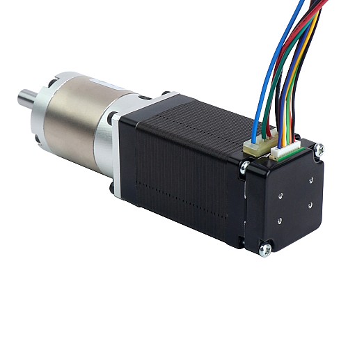 Nema 11 Stepper Motor with High Precision Gearbox Gear Ratio 16:1 & Magnetic Encoder 1000PPR(4000CPR) - 11HS20-0674D-EGS16-AR4 | StepperOnline AU