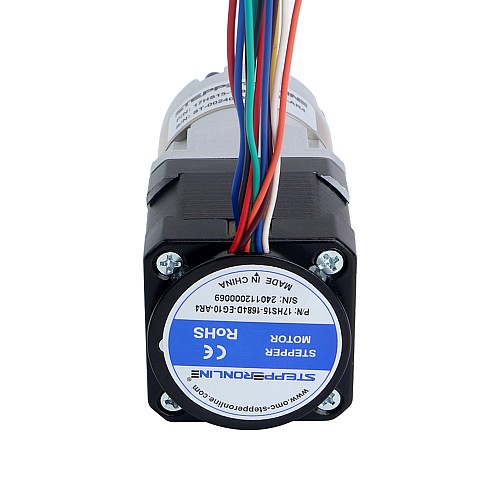 Nema 17 Stepper Motor with High Precision Gearbox Gear Ratio 10:1 & Magnetic Encoder 1000PPR(4000CPR) - 17HS15-1684D-EG10-AR4 | StepperOnline AU