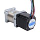 AR4 Upgraded Nema 23 Stepper Motor with YGS Gearbox Gear Ratio 50:1 High Precision Planetary Gearbox - 23HS22-2804D-YGS50-AR4 | StepperOnline AU