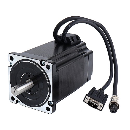 S Series Nema 34 Closed Loop Stepper Motor 9.0Nm(1274.5oz.in) Encoder 1000PPR(4000CPR) - 34HS46-6004D-E1000 | StepperOnline AU