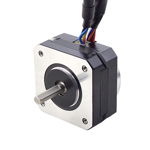 Nema 17 Closed Loop Stepper Motor 16Ncm(22.7oz.in) with Magnetic Encoder 1000PPR(4000CPR) - 17HS08-1004-ME1K | StepperOnline AU