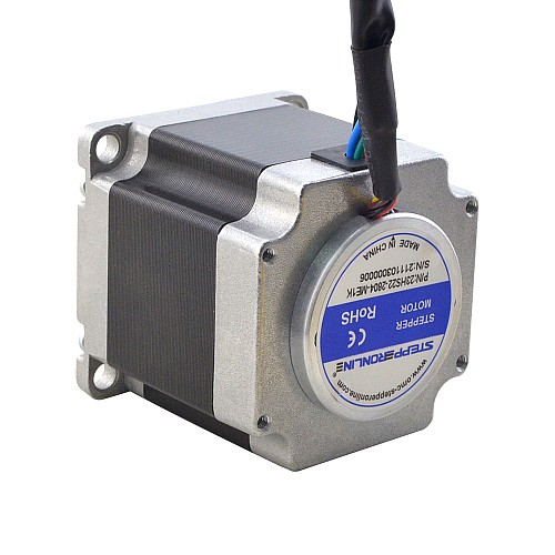 Nema 23 Closed Loop Stepper Motor 1.2Nm(169.93oz.in) with Magnetic Encoder 1000PPR(4000CPR) - 23HS22-2804-ME1K | StepperOnline AU