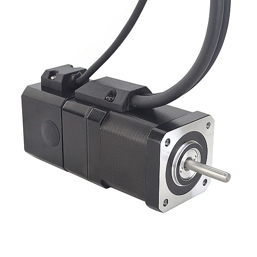 P Series Nema 17 Closed Loop Stepper Motor 48Ncm(67.99oz.in) with Electromagnetic Brake - 17E1KBK05-05 | StepperOnline AU