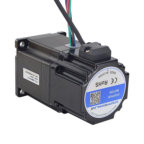 P Series Nema 23 Stepper Motor 1.2Nm(169.97oz.in) with Electromagnetic Brake - 23BK20-12 | StepperOnline AU