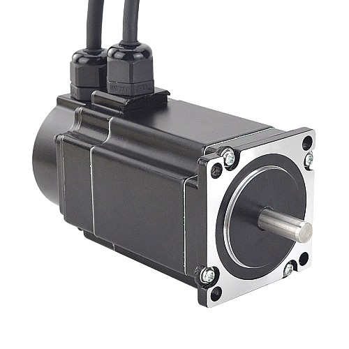 P Series IP65 Waterproof Nema 23 Closed Loop Stepper Motor 2Nm(283.22oz.in) with Encoder 1000PPR(4000CPR) - 23E1KIP65-20 | StepperOnline AU