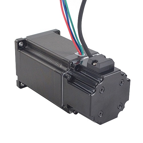 P Series Nema 24 Stepper Motor 3Nm(424.92oz.in) with Electromagnetic Brake - 24BK20-30 | StepperOnline AU