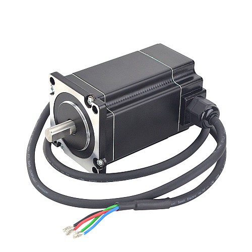 P Series IP65 Waterproof Nema 24 Stepper Motor 5.0A 3Nm(424.92oz.in) - 24IP65-30 | StepperOnline AU