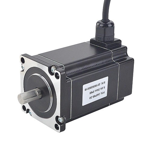 P Series IP65 Waterproof Nema 24 Stepper Motor 5.0A 3Nm(424.92oz.in) - 24IP65-30 | StepperOnline AU