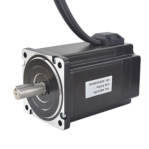 P Series Nema 34 Closed Loop Stepper Motor 8.5Nm(1203.7oz.in) with Encoder 1000PPR(4000CPR) - 34E1K-85 | StepperOnline AU