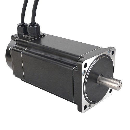 P Series Ip65 Waterproof Nema 34 Closed Loop Stepper Motor 12Nm(1700oz.in) with Encoder 1000PPR(4000CPR) - 34E1KIP65-120 | StepperOnline AU