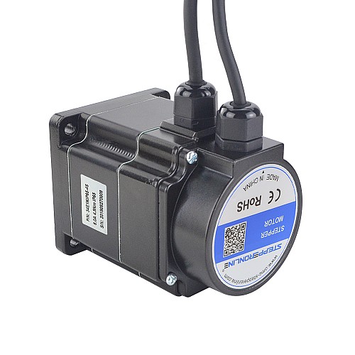 P Series IP65 Waterproof Nema 34 Closed Loop Stepper Motor 4.5Nm(637.38oz.in) with Encoder 1000PPR(4000CPR) - 34E1KIP65-45 | StepperOnline AU