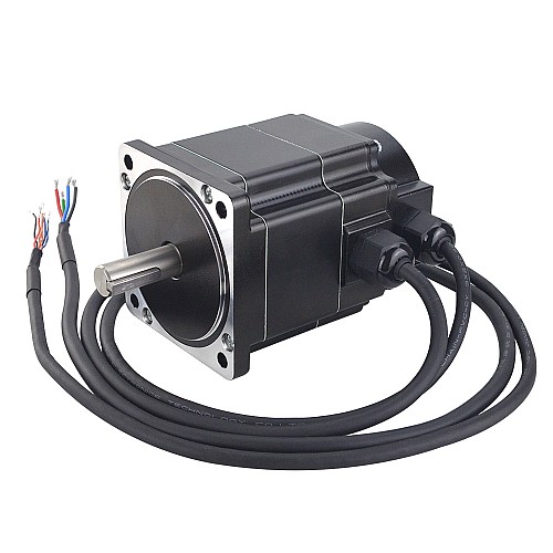 P Series IP65 Waterproof Nema 34 Closed Loop Stepper Motor 4.5Nm(637.38oz.in) with Encoder 1000PPR(4000CPR) - 34E1KIP65-45 | StepperOnline AU