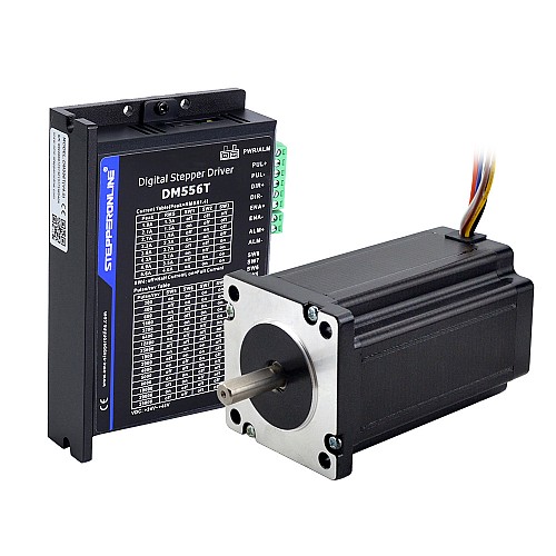 1 Axis Stepper CNC Kit 4.0Nm(566oz.in) Nema 24 Stepper Motor & Driver - 1-DM556T-24HS39 | StepperOnline AU