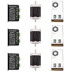 3 Axis CNC Router Kit 8.5Nm(1204oz.in) Nema 34 Stepper Motor & Driver