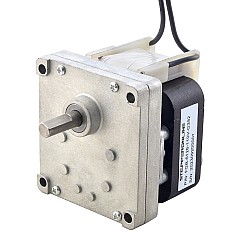 110V AC Gear Motor 50Kg.cm/7.8RPM w/ 392:1 Rectangular Spur Gearbox