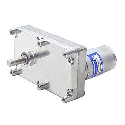 Brushed 12V DC Gear Motor 100Kg.cm/3.3RPM w/ 1269:1 Rectangular Spur Gearbox