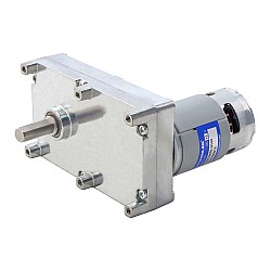 Brushed 12V DC Gear Motor 100Kg.cm/4RPM w/ 590:1 Rectangular Spur Gearbox