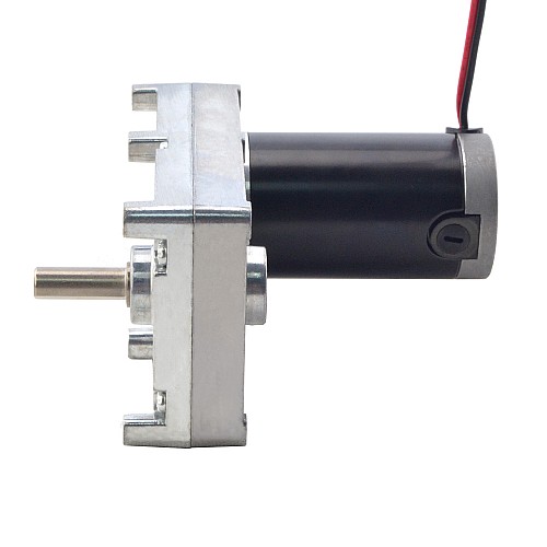 Brushed 12V DC Gear Motor 160Kg.cm/9RPM w/ 390:1 Rectangular Spur Gearbox - FGE-45124500-G390 | StepperOnline AU