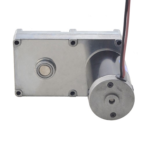 Brushed 12V DC Gear Motor 160Kg.cm/9RPM w/ 390:1 Rectangular Spur Gearbox - FGE-45124500-G390 | StepperOnline AU