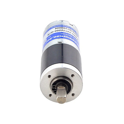 Brushed 12V DC Gear Motor 1.6Kg.cm/59RPM w/ 76:1 Planetary Gearbox - PA25-24126000-G76 | StepperOnline AU