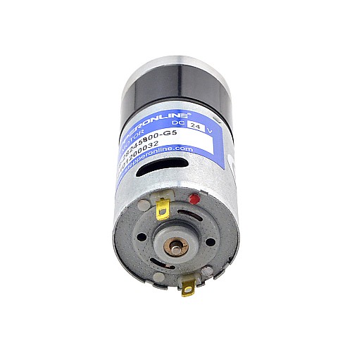 Brushed 24V DC Gear Motor 0.24Kg.cm/888RPM w/ 5.18:1 Planetary Gearbox - PA28-28245800-G5 | StepperOnline AU