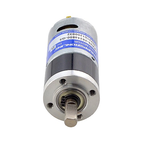 Brushed 24V DC Gear Motor 0.24Kg.cm/888RPM w/ 5.18:1 Planetary Gearbox - PA28-28245800-G5 | StepperOnline AU