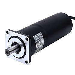 Brushed 24V DC Gear Motor 45Nm(6372.52oz.in) 9.8RPM w/ 184:1 Planetary Gearbox IP66 155°C[311°F]