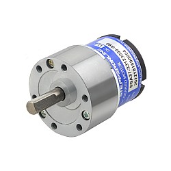 Brushed 12V DC Gear Motor 2Kg.cm/24RPM 90:1 Spur Gearbox