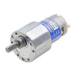 Brushed 24V DC Gear Motor 8.5Kg.cm/25RPM 180:1 Spur Gearbox