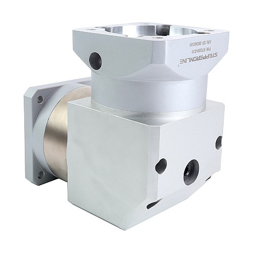 RTG Series 90mm 10:1 Right Angle Planetary Gearbox Backlash 10arc-min for Servo Motors - RTG90-G10 | StepperOnline AU