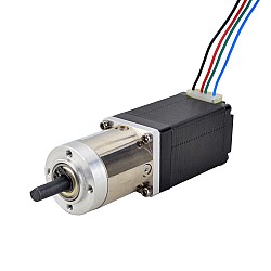 Nema 11 Dual Shaft Stepper Motor Bipolar L=51mm w/ Gear Ratio 14:1 Planetary Gearbox 9.5mm Rear Shaft Length